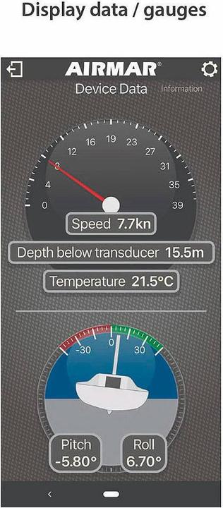 Actual product image Airmar DST810 Smart™ multisensor" breakthrough sensor