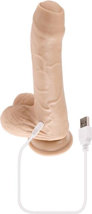Produktbild Evolved Peek-a-Boo Uncircumcised Vibrating Dildo by - Flesh