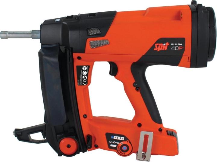 Produktbild Paslode Spit Gasnagelgerät Pulsa 40P+ Trockenbau 100 Joule, mit einem Akku, Ladegerät, im Koffer