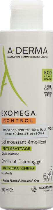 Actual product image A-Derma EXOMEGA CONTROL Cleansing Gel Gel (200 ml)