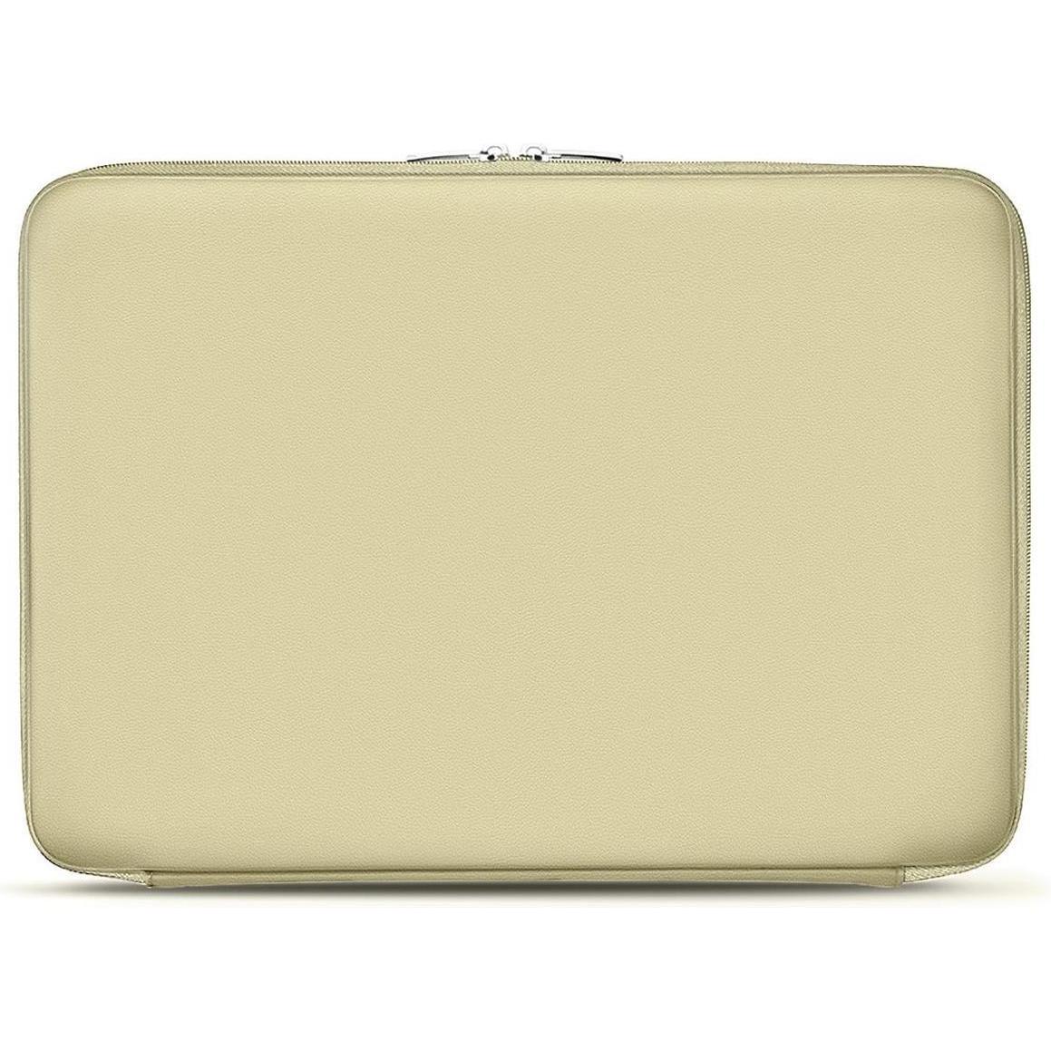 Noreve Lederhülle, Notebooktasche, Beige