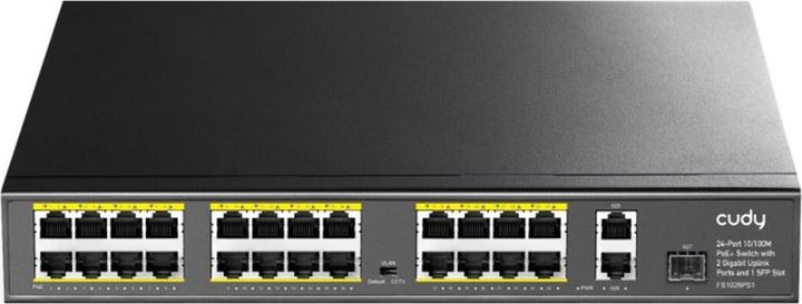 Cudy FS1026PS1 Switch 24xFE PoE + 300W 1xSFP (24 Ports)