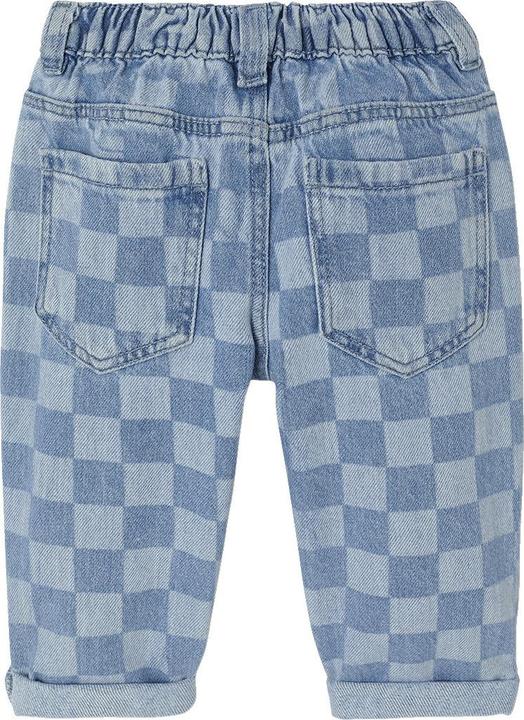Produktbild Vertbaudet Baby Jeans mit Schachbrettmuster und Dehnbund (104)