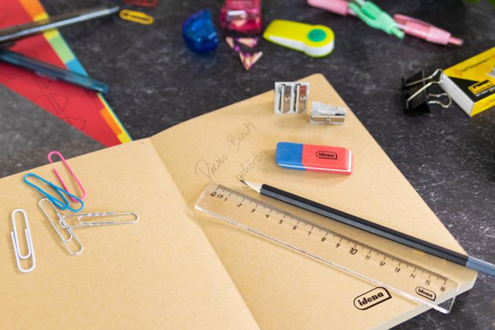 Actual product image Idena Double sharpener wedge shape metal