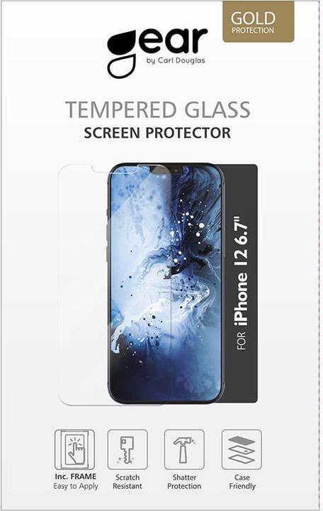 Image du produit Carl GEAR Haerdet verre 2,5D Full Cover Clear (1 pcs, Apple iPhone 12 Pro Max)