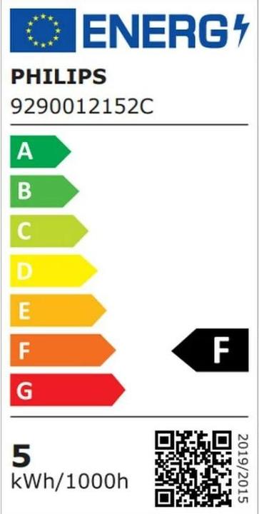 Energie-Label Philips LED Classic (GU10, 4.60 W, 355 lm, 2 x, F)