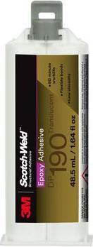 Image du produit 3M 3MTM Scotch-WeldTM Lim de construction époxy DP190, Grå, 50 ml, 12 pcs/krt (50 ml)