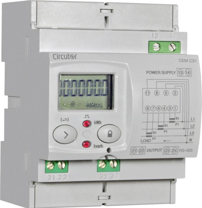 Actual product image Circutor Three-phase meter with transformer connection