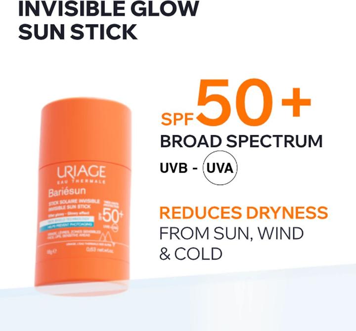 Actual product image Uriage Bariesun Invisible Stick (SPF 50+)