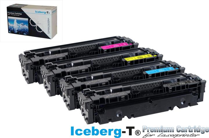 Iceberg-T Toner SET CF540A / 203A Set mit allen vier Farben (M, BK, Y, C)