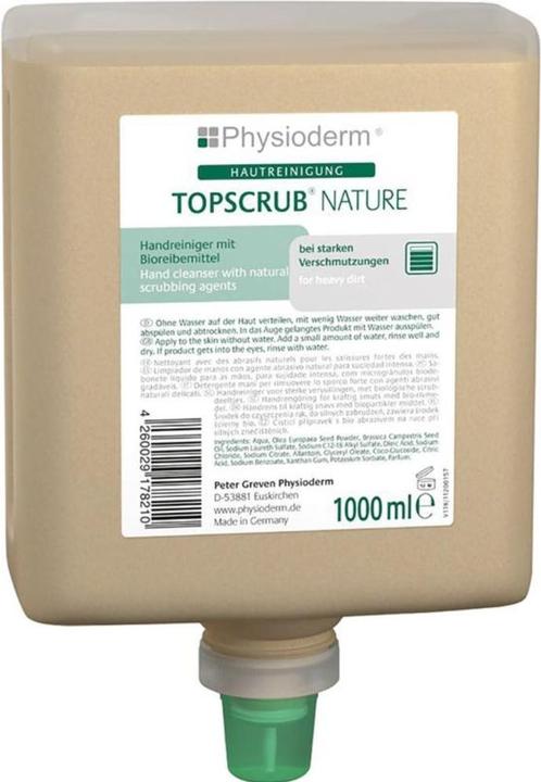 NoName Topscrub nature 1000 ml Neptuneflasche Handreiniger Naturreibem. Physioderm (1000 ml)