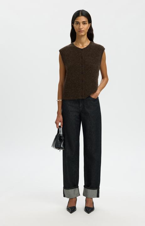 Actual product image Selected Wollgemisch Strickweste (M)