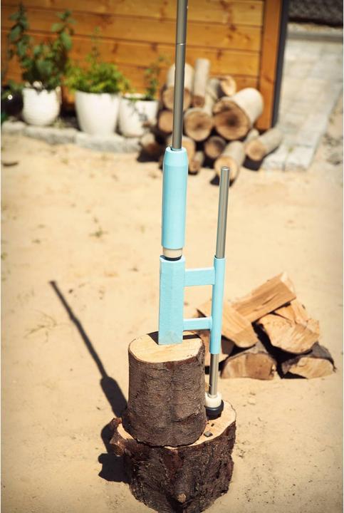 Produktbild Hillvert Handholzspalter Holzspalter stehend manuell Holz Spalter Gusseisen Brennholz