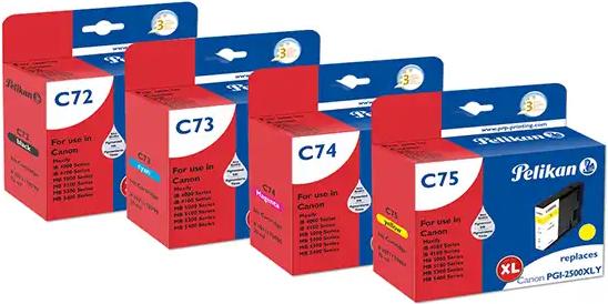 Produktbild Pelikan PGI-2500XL Multi B/C/M/Y (BK, C, M, Y)