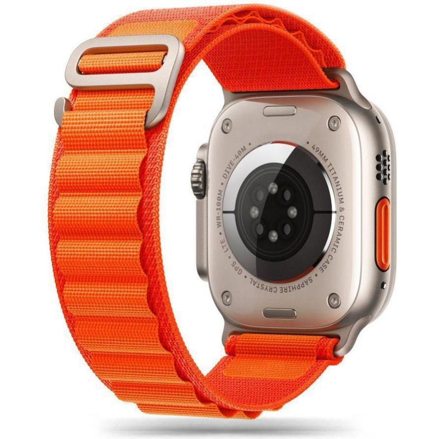 Thumbnail - Tech-Protect .pl Nylon Pro Band Smartwatch-Armband für Apple Watch 4 (Nylon), Uhrenarmband, Orange