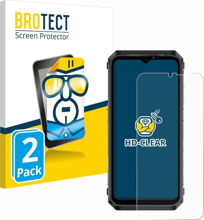 Produktbild BROTECT Schutzfolie Displayschutz Displayschutzfolie Folie Klar Transparent (2 Stück, Ulefone Power Armor 18T)