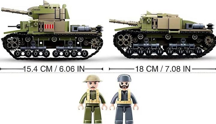 Actual product image Sluban WWII - Italian tank 2in1