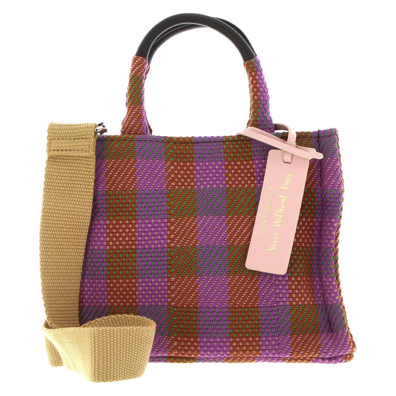Coccinelle, Damen, Handtasche, Never Without Bag Tartan Handbag, Mehrfarbig