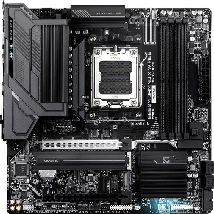 Image du produit Gigabyte B850M Gaming X WIFI6E (AM5, AMD B850, mATX)