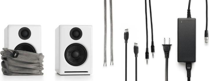 Image du produit Audioengine A2+ Paire sans fil, blanc (1 paire, 60 W)