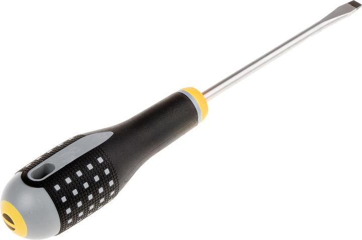 Produktbild Bahco ERGO Schraubendreher für Schlitzschrauben mit 3-Komponenten-Griff, 1,2 mm × 6,5 mm × 125 mm (Schlitzschrauben)