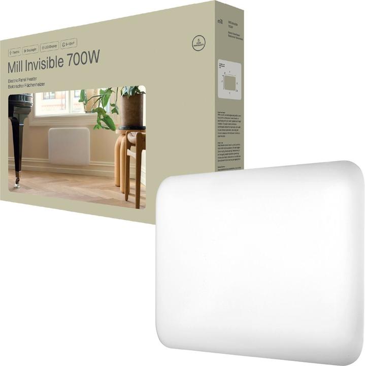 Immagine prodotto Mill Invisible panelovn 700W (hvid) (700 W)
