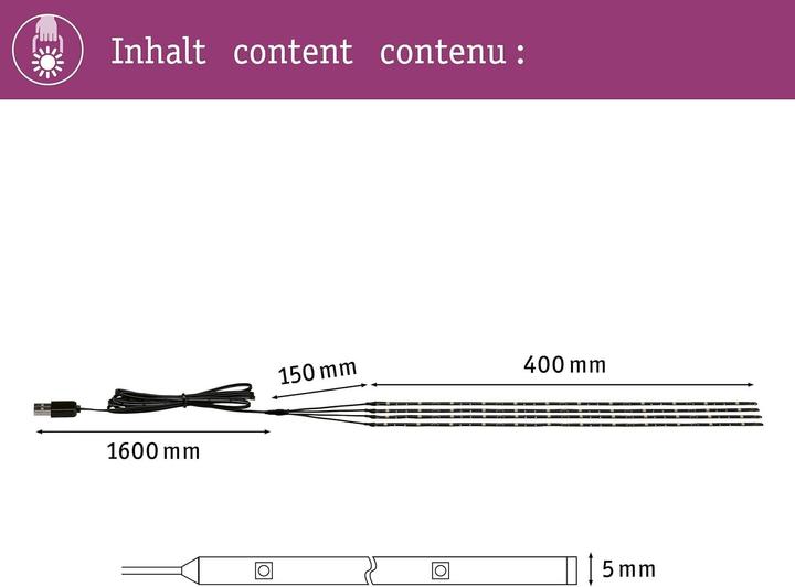 Image du produit Paulmann Mobile Parasol Light (30 lm, IP20)