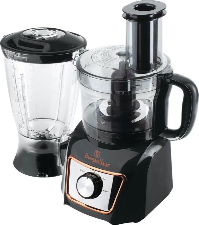 Actual product image BerlingerHaus Food processor Black Rose Collection (1000 ml, 500 W)