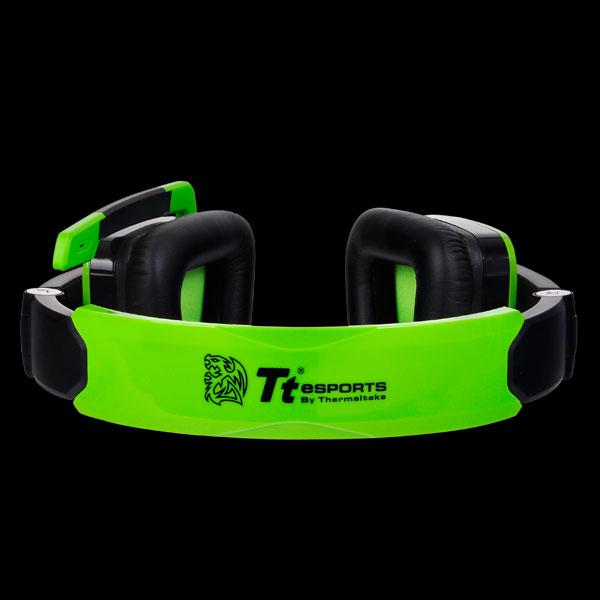 Actual product image Thermaltake Słuchawki eSports Shock One Zielone (HT-SHO001ECGR) (Cable)