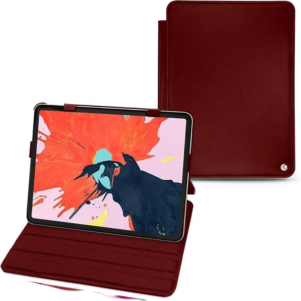 Noreve Lederschutzhülle horizontal (iPad Pro 11 2018 (1. Gen)), Tablet Hülle, Rot