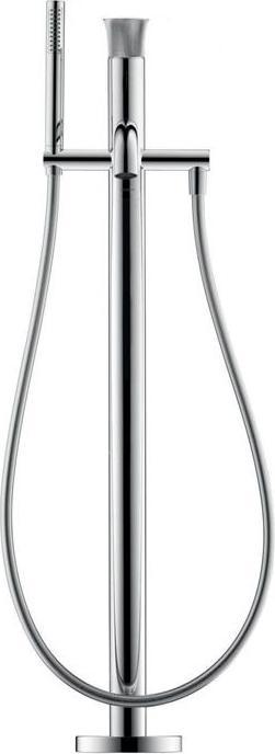 Produktbild Duravit Fertigmontage-Set WHITE TULIP f Einhebel-Wannenm. bodenstehend chrom