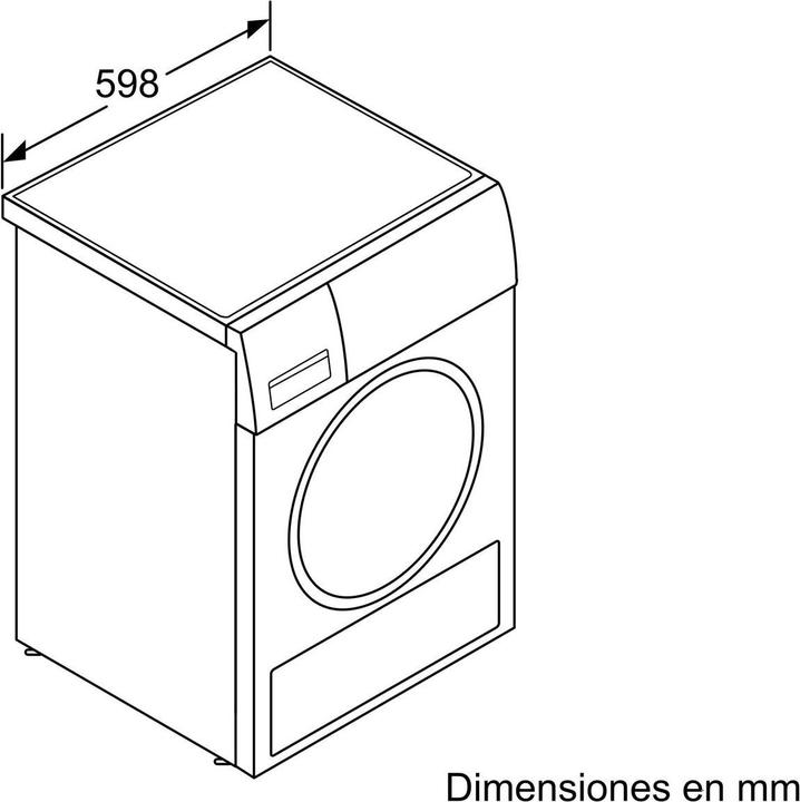 Actual product image Bosch Hausgeräte WQG235D1ES (8 kg, Right)