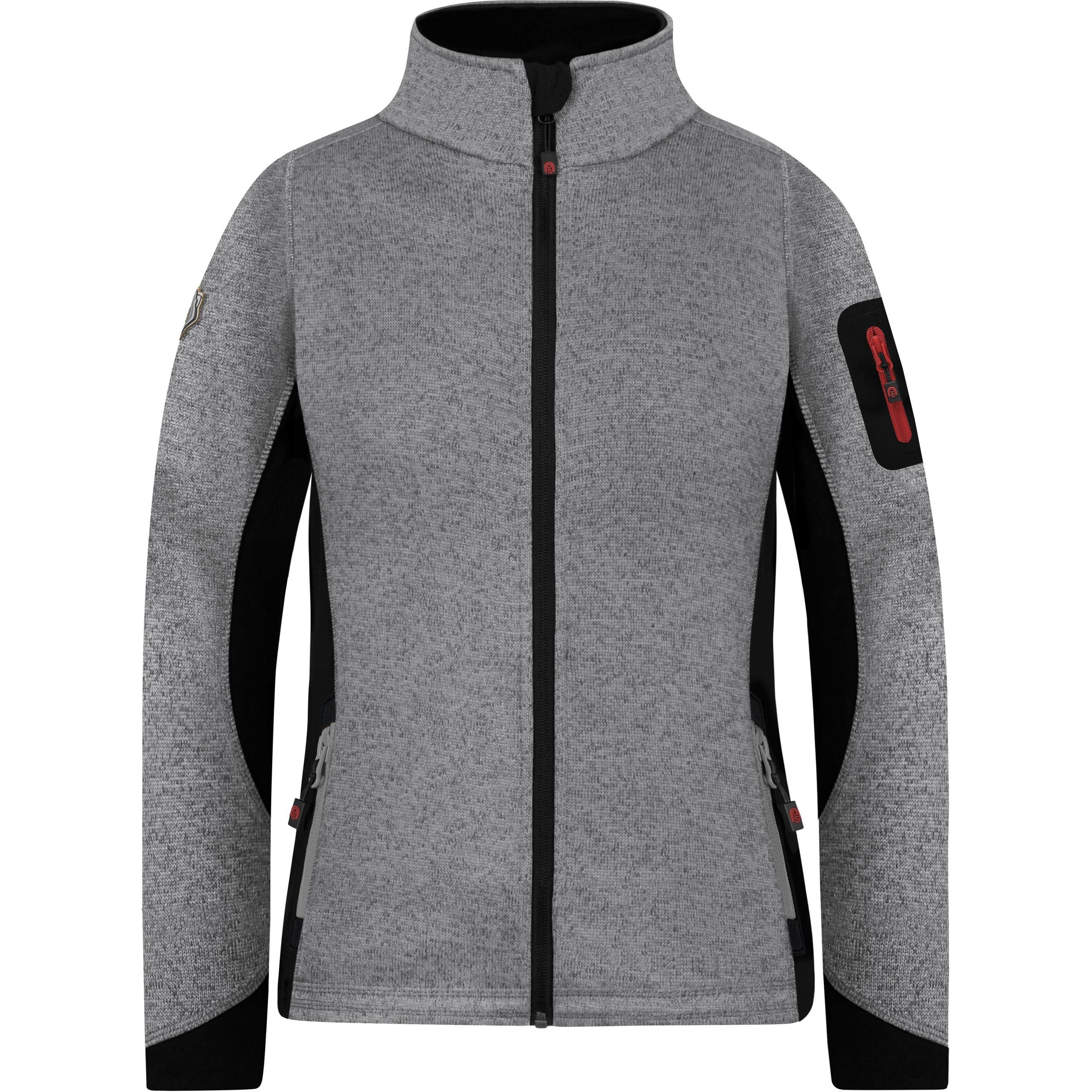 Normani, Damen, Jacke, Damen Strickjacke „Pukaskwa“ - 9585 (XS), Grau, XS