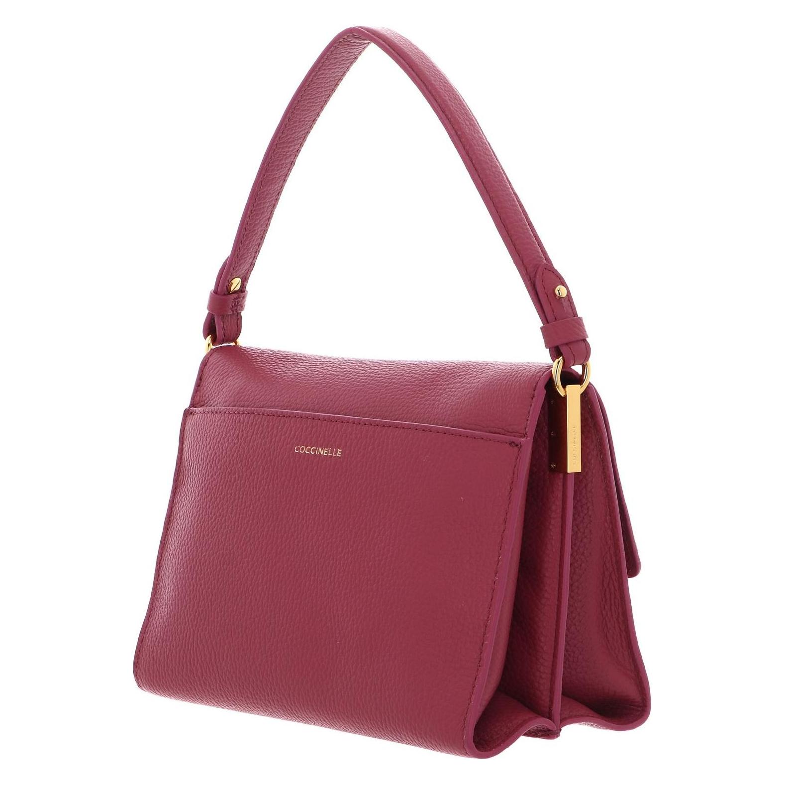 Coccinelle, Damen, Handtasche, Binxie Handbag Grained Leather, Pink