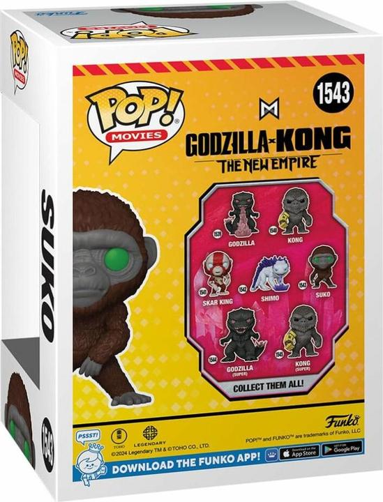 Immagine prodotto Funko Godzilla vs. Kong 2 POP! Movies Vinyl Figur Suko 9 cm