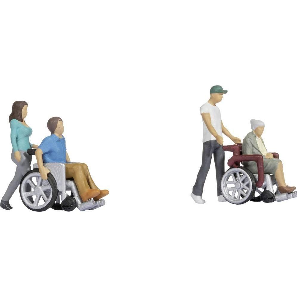 Noch N Rollstuhlfahrer Bemalt, Stehend, Sitzend (36552)