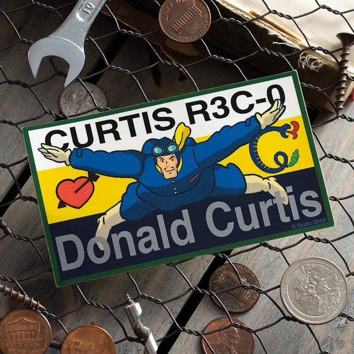 Produktbild Porco Rosso Aufkleber Curtis