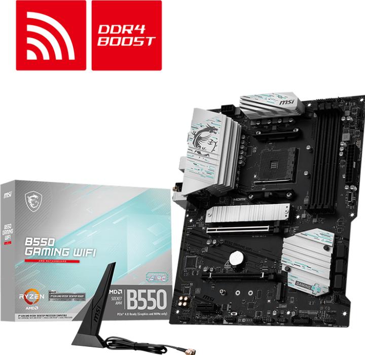 Image du produit MSI MPG B550 Gaming Plus (AM4, AMD B550, ATX)
