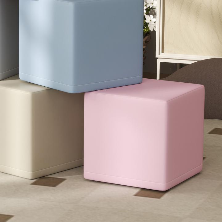 Image du produit Homcom Softbausteine Kunstleder, EPE Mehrfarbig