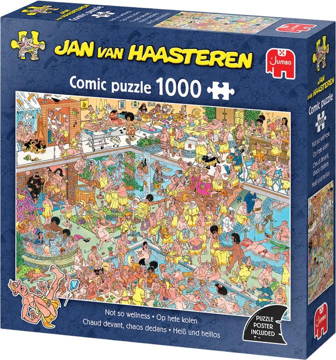 Actual product image Jumbo Jan van Haasteren - Heiss und Heillos (1000 pieces)