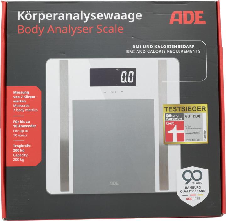 ADE Körperfettwaage (200 kg)