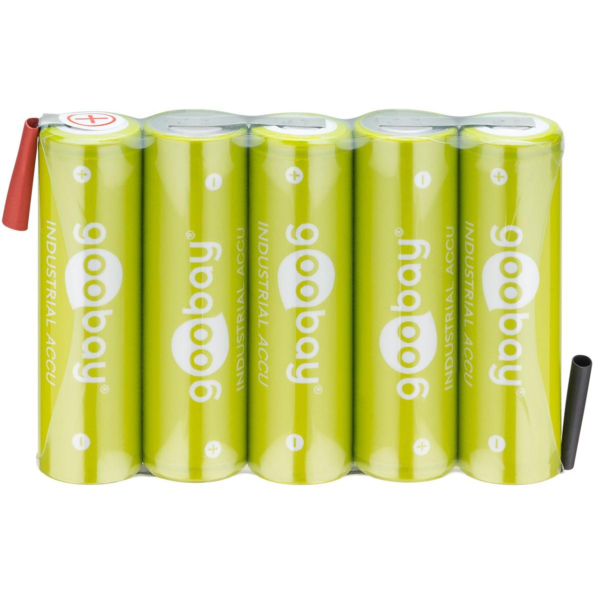 Thumbnail - Goobay 5x AA (Mignon) (5 Stk., AA, 2100 mAh), Batterien + Akkus