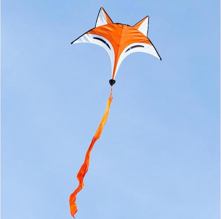 Actual product image Invento Kite Ecoline Fox Kite 96x76 cm, from 5 years, incl. handle with 25 m cord