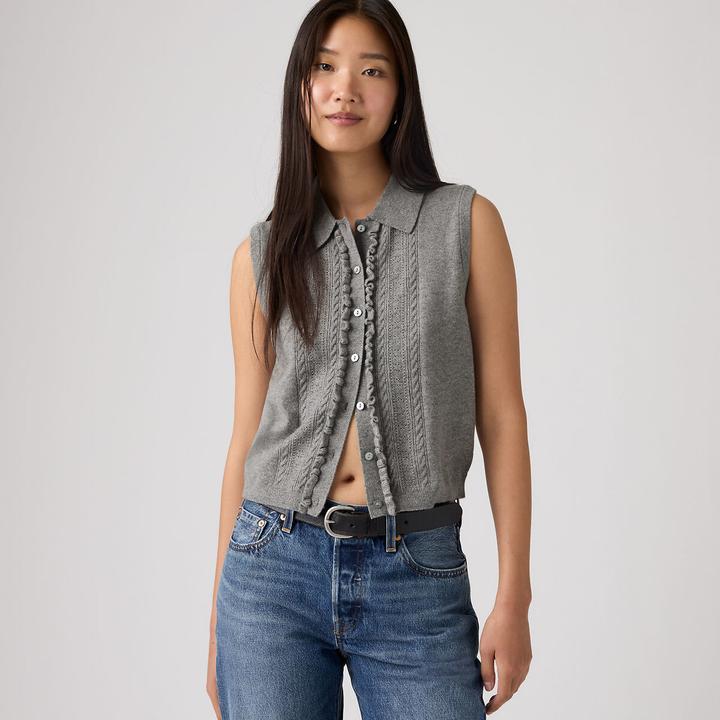 Actual product image Levis Ärmelloser Pullover mit Polokragen (M)
