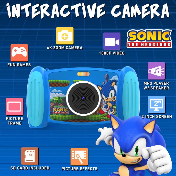Actual product image Accutime Interactive camera Sonic (blue): 5MP photo, 1080p video resolution, 4x zoom, 5 funny fil