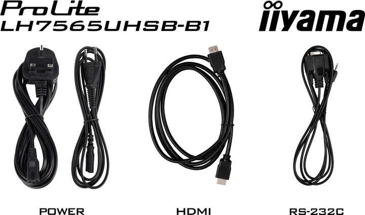 Produktbild iiyama 75IN DALLE IPS 4K UHD 3840X2160 8MS 24/7 500CD/M2 1200: 1 3XHDM (3840 x 2160 Pixel, 75")