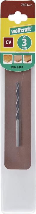 Produktbild wolfcraft wolfcraft 1 Holzspiralbohrer CV ø6x94mm (6 Millimeter)