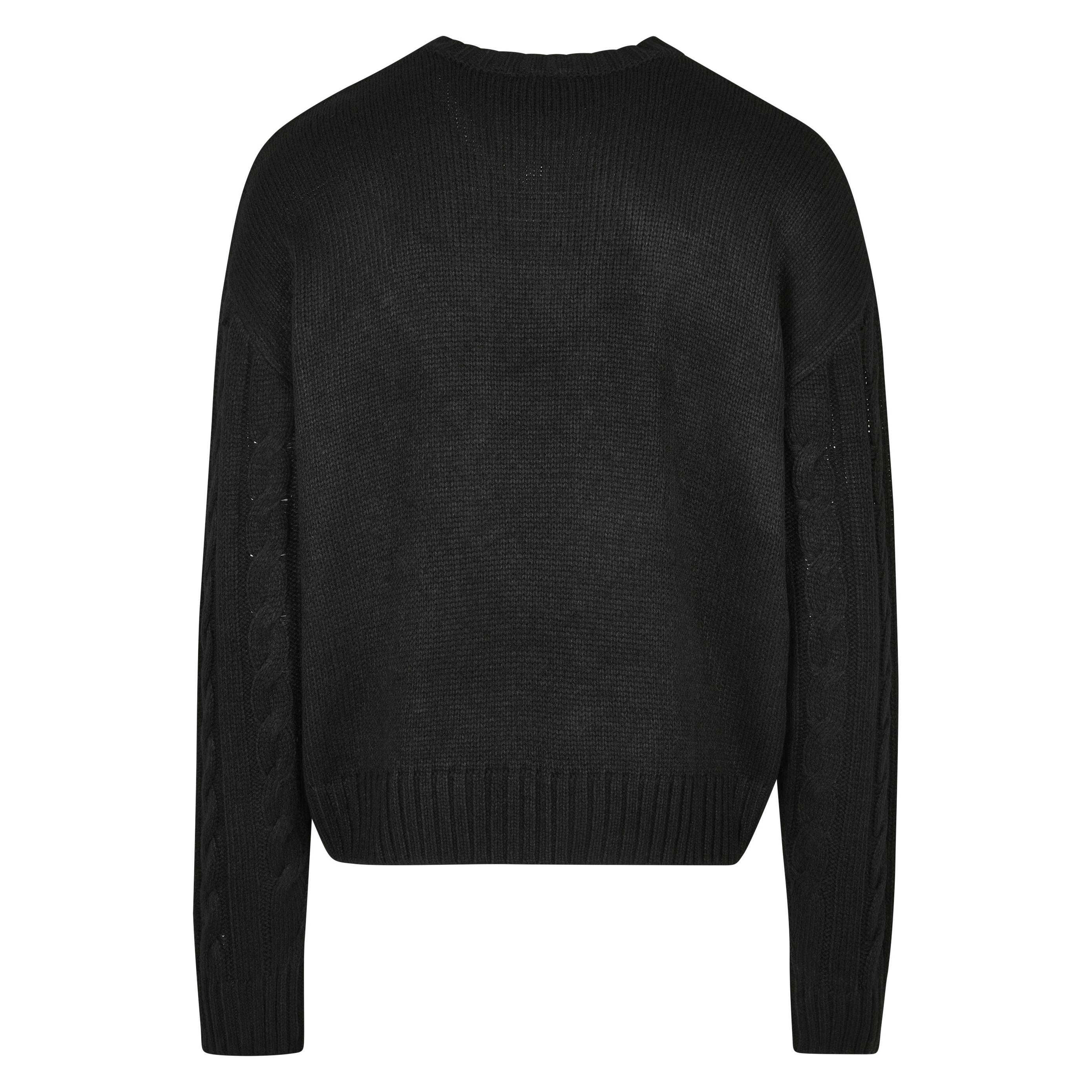 Urban Classics, Herren, Pullover, Boxy Sweater - 17996, Schwarz, (3XL)