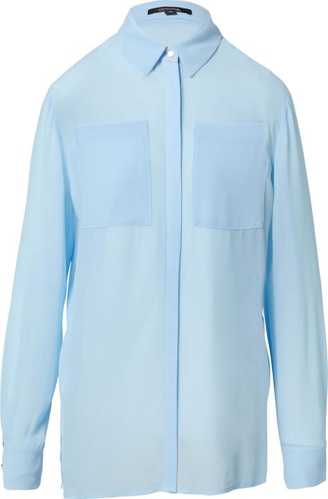 Produktbild Comma Bluse Transparente Bluse mit verdeckter Knopfleiste (42)