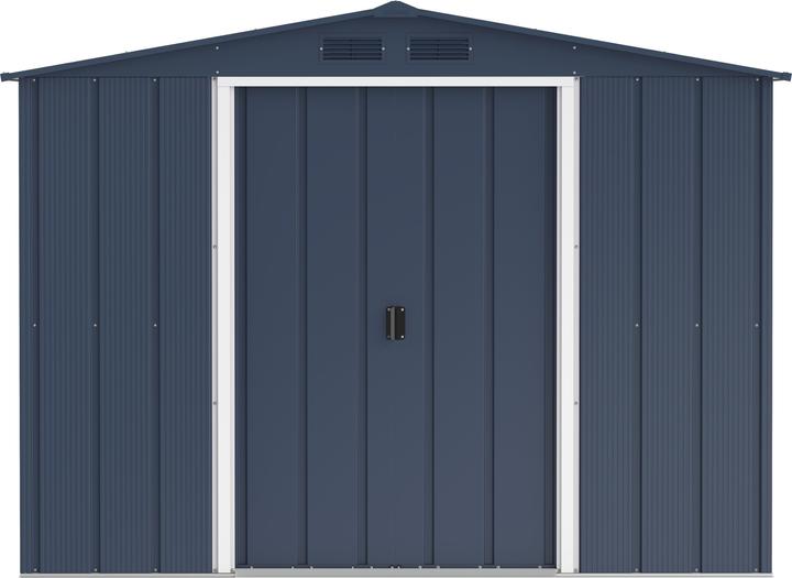 Actual product image Tepro Eco 8x6 shed, anthracite/white